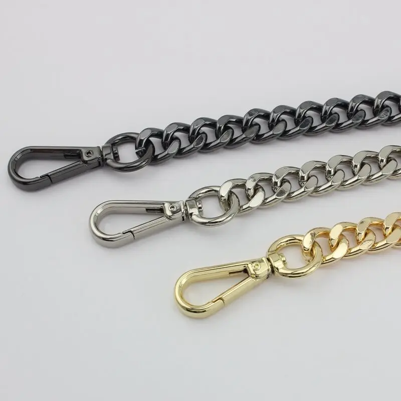 13mm aluminum chain for bags Light weight purses strap for bags long strap replacement