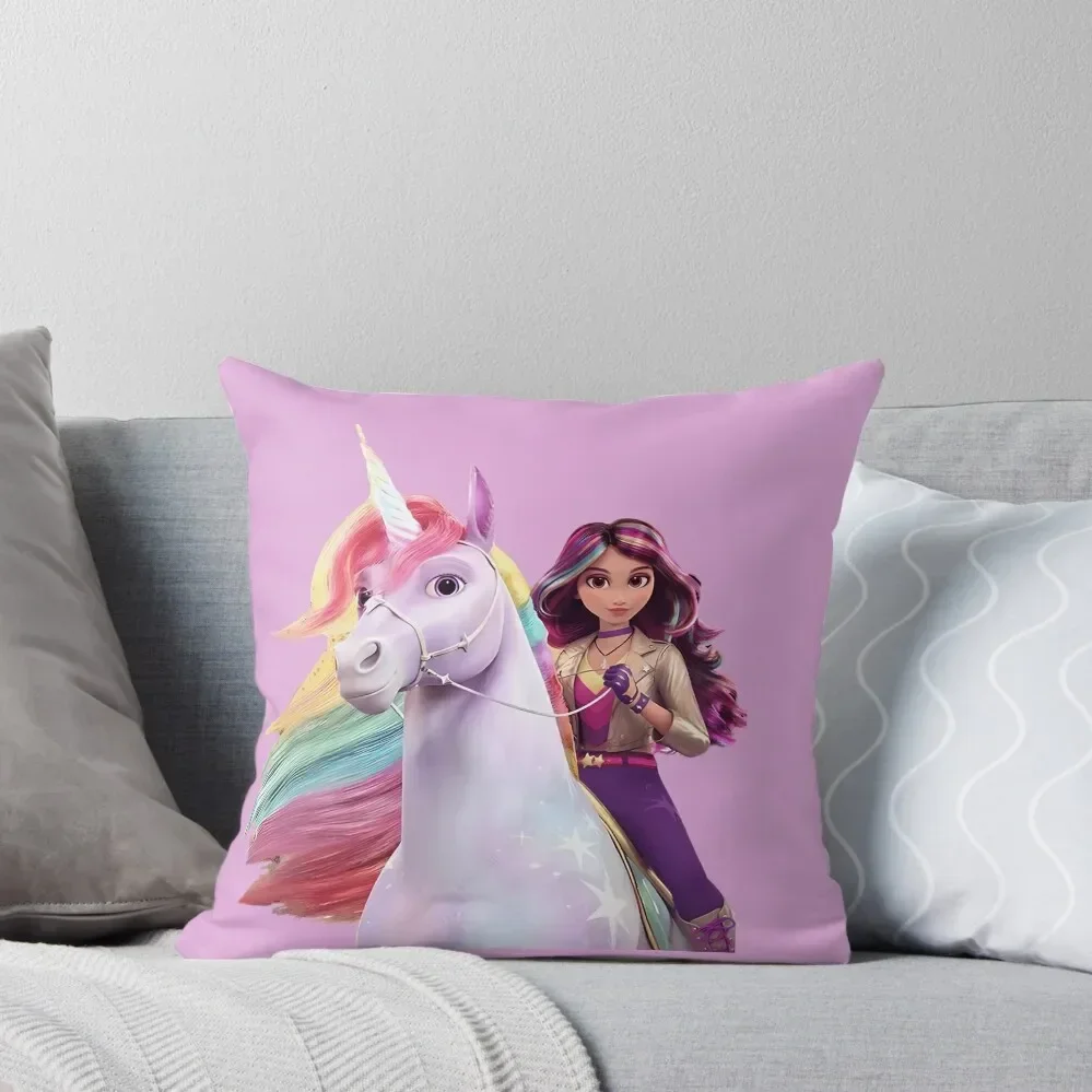 Unicorn Academy Sophia Wildstar Throw Pillow ornamental pillows Decorative Cushion pillow