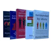 5 books by Thomas Erickson, Surrounded by Idiots, Psychopaths, Frustrations, Bad Bosses, and Narcissists, English version