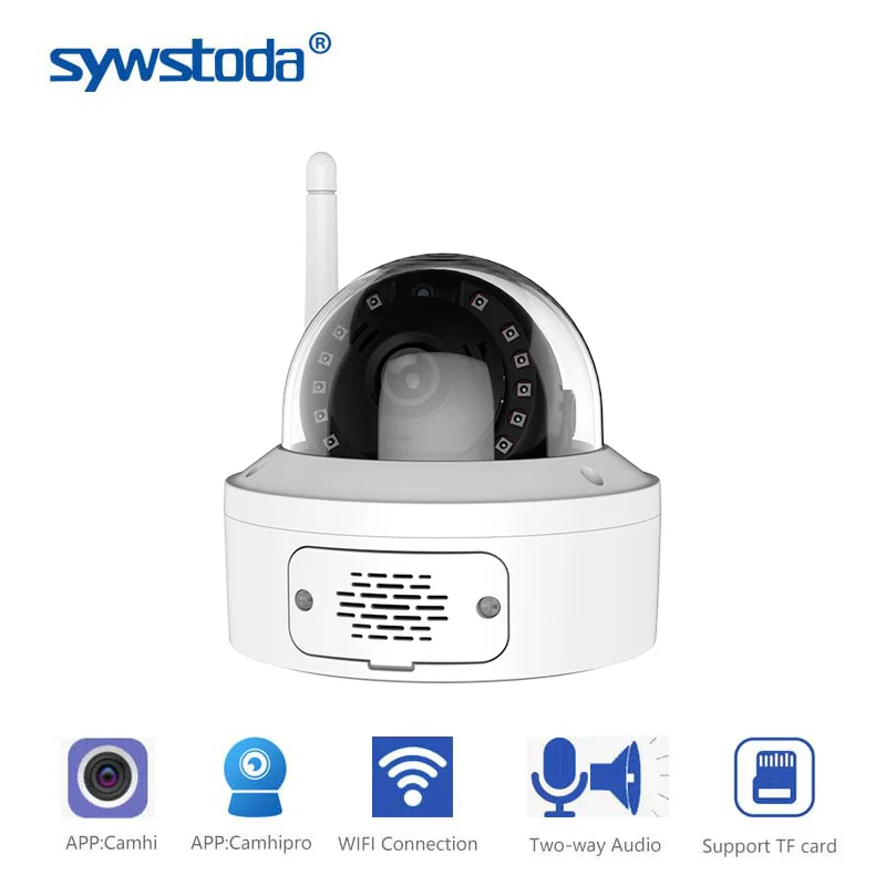 5MP WiFi Dome Camera Outdoor Waterproof 2-Way Audio CCTV Wireless IP Cam Home Video Surveillance  CamHipro