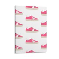 pink golden goose sneaker Canvas Painting anime figure cute room decor poster aesthetic