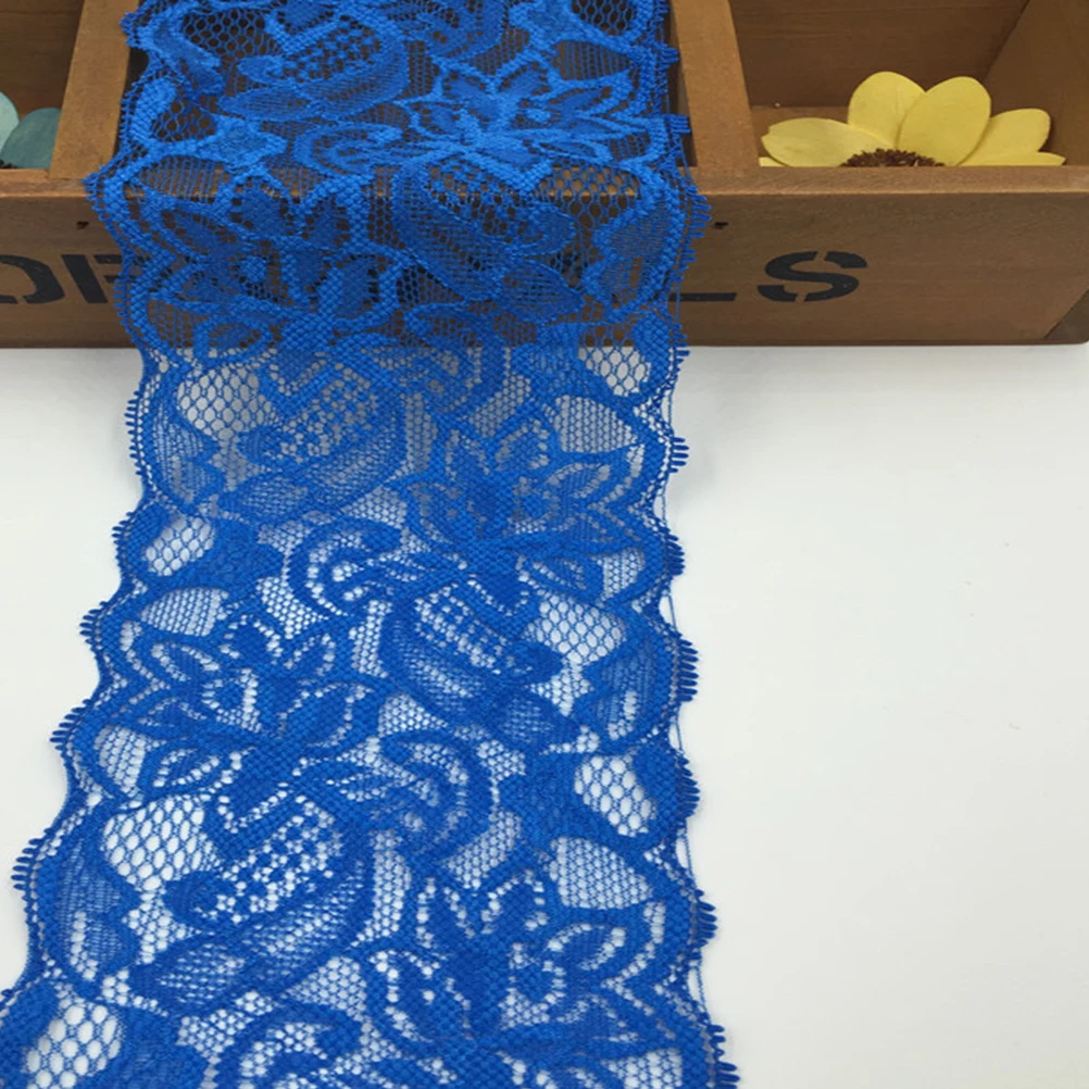 

1 Roll Black Elastic Lace Trimming Smooth Skin-Friendly Ribbon for DIY Crafts Scrapbooking Hair Bows Gift Wrapping Decor