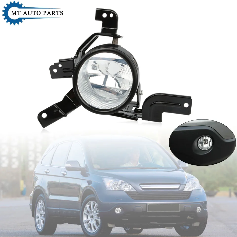 

MTAP Car Accessories Front Bumper Fog Lamp Anti-Fog Light For HONDA CRV 2007 2008 2009 Foglight Foglamp OEM:33951-SWA-H01