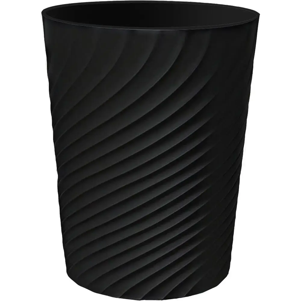 

1.8 Gallon Slim Wastebasket for Recycling, Ideal for Compact Spaces: Bathroom, Office, Kitchen (Black)