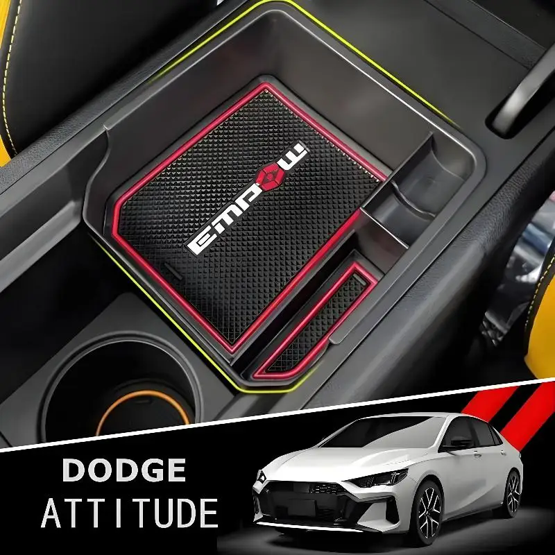 Organizador de Caja de Almacenamiento para Reposabrazos para Trumpchi GAC Empow R Dodge Attitude 2026 2025 2024 2023, Accesorios Interiores para Automóvil