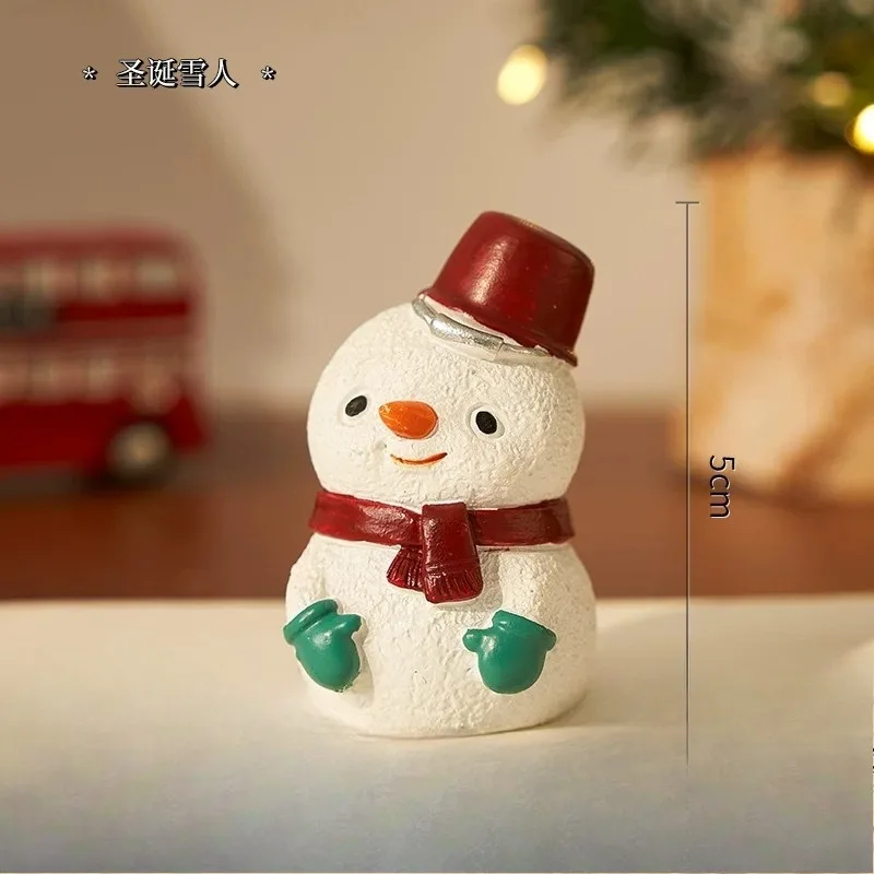 for Christmas Gift Box Desktop Ornament Santa Tree Mini Toy Party Favor for Kids
