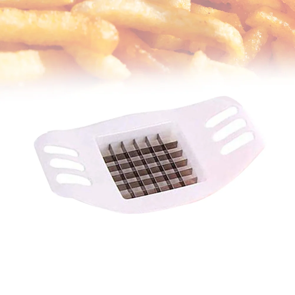 

Potato Cutter Stainless Steel Square Cut Fries Device Orange Home Kitchen Tool Vegetable Slicer Dishwasher Safe Easy To