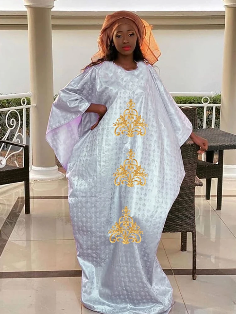 

Bazin Riche Wearable Throughout The Four Seasons Traditional Dress African Attire Gowns Evening Gowns For Women Elegant Party