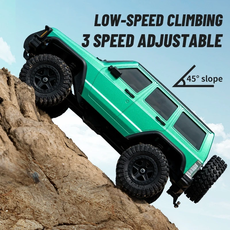 Jjrc1:18 4wd Suspension Full Proportional Climbing Remote Control Car Simulation Multi Terrain Off-Road Vehicle Model Xmas Toy