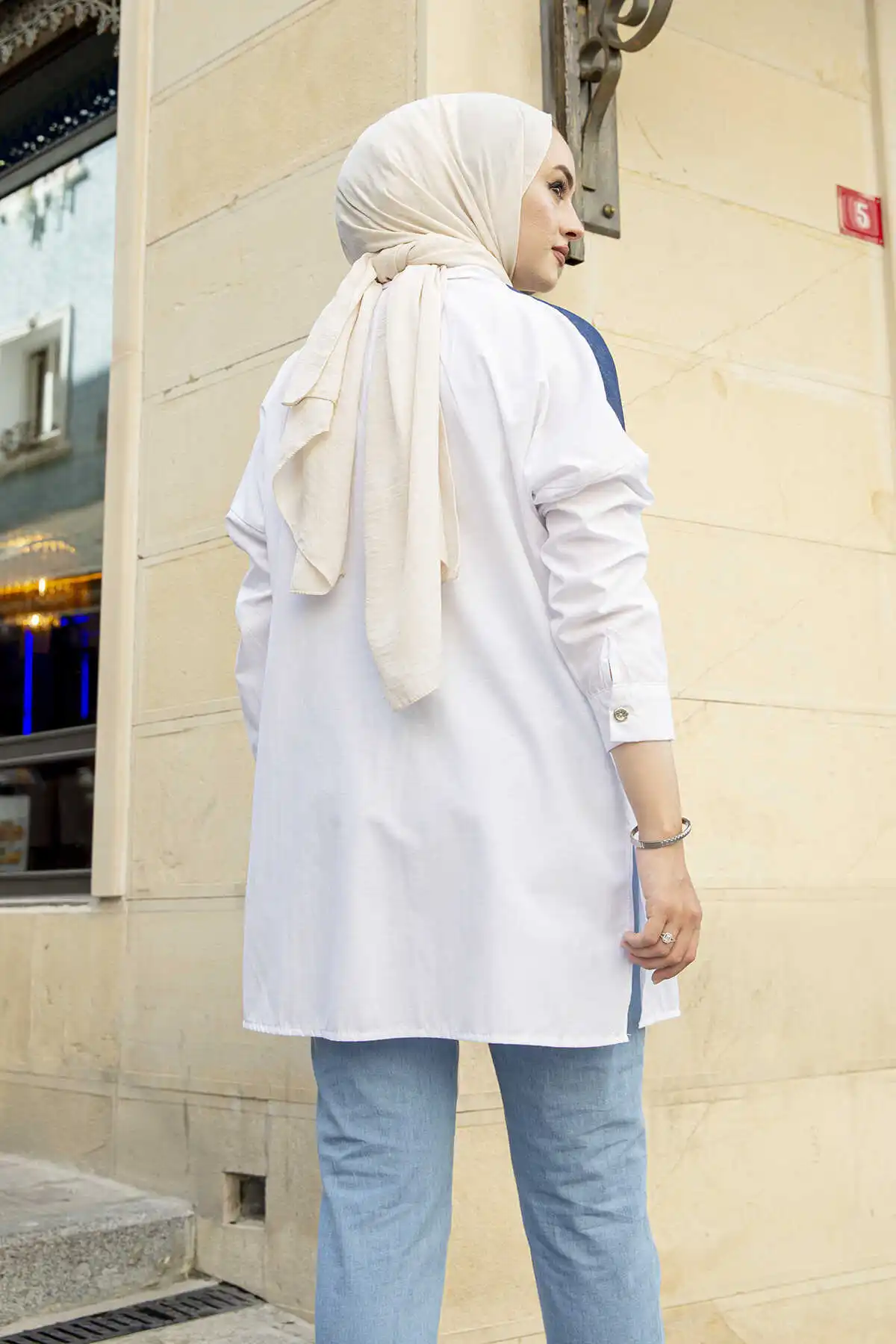 Camicia di jeans E-White