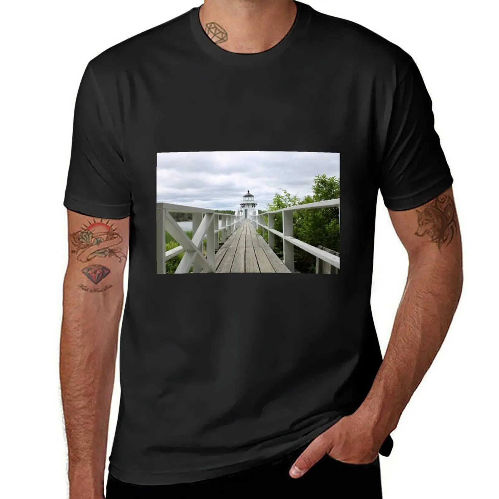 Doubling Point Lighthouse, Maine T-Shirt new edition graphics anime clothes plus sizes plain black t shirts men