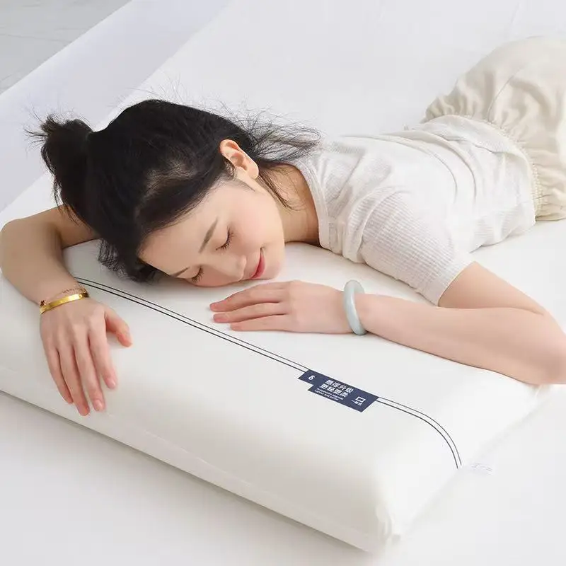 Latex Memory Foam Pillows For Sleeping, Luxury Hotel Ergonomic Neck Support Cervical Spine Bed Pillow Cushion for Deep Sleep