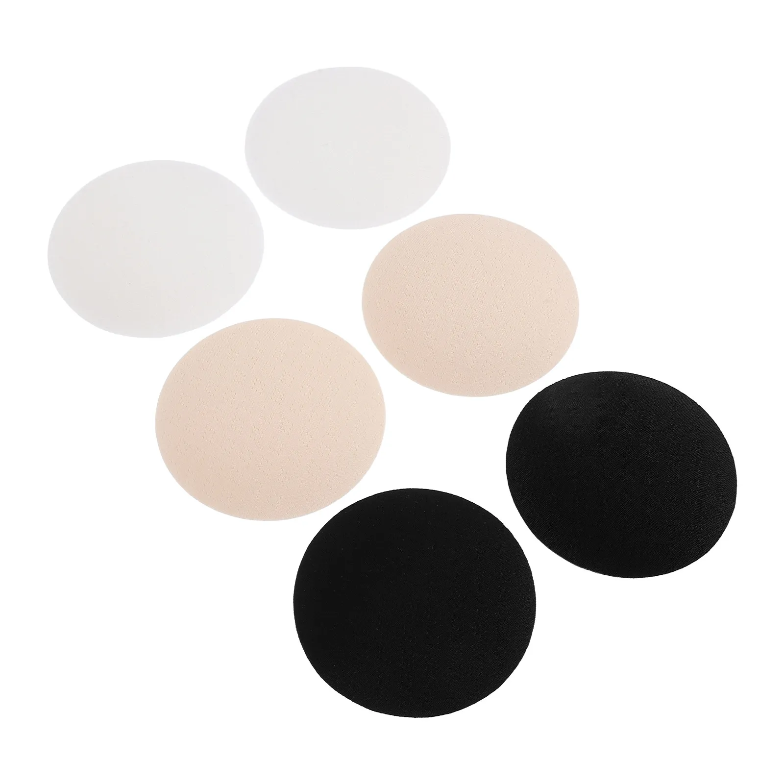 3Pairs Invisible Nipple Covers Breathable Cotton Seamless Covers Soft Nonadhesive Pads for Dresses Backless Bras