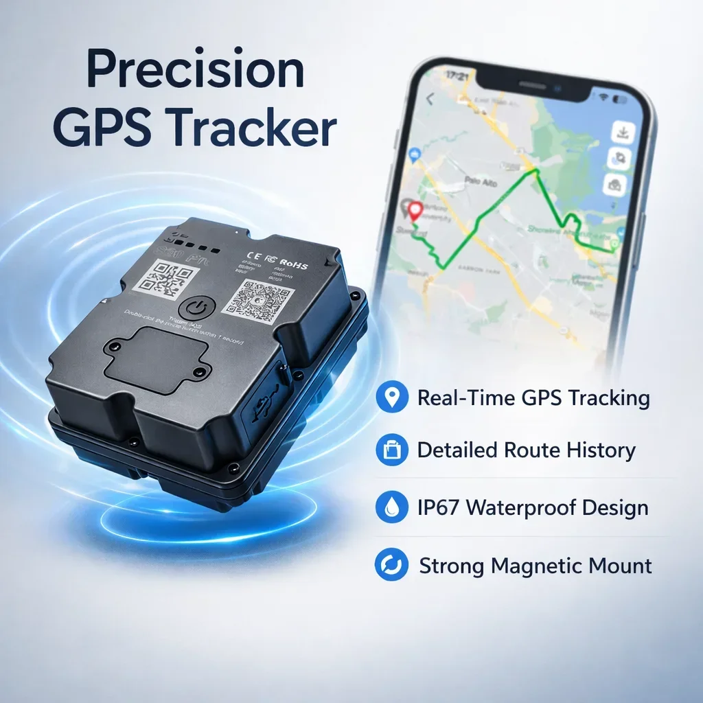 Image of 4G GPS-Tracker für Wohnmobile, Echtzeit-Diebstahlschutz-Ortungsgerät mit Wiedergabe, Abonnement erforderlich