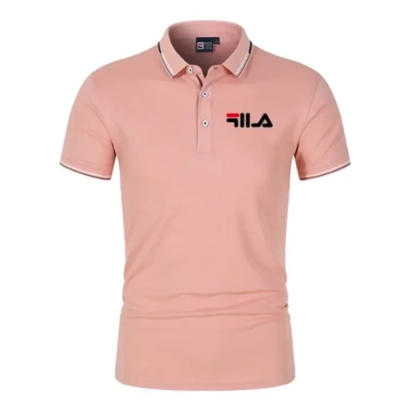 Newly released hot brand Polo shirt cotton blended spring and summer men\'s outdoor sports T-shirt casual sports fashion top