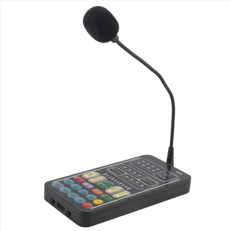 

Voice Changer Handheld Microphone Voice Changer with Sound Multifunctional Effects Machine for Phone//Switch (i9)