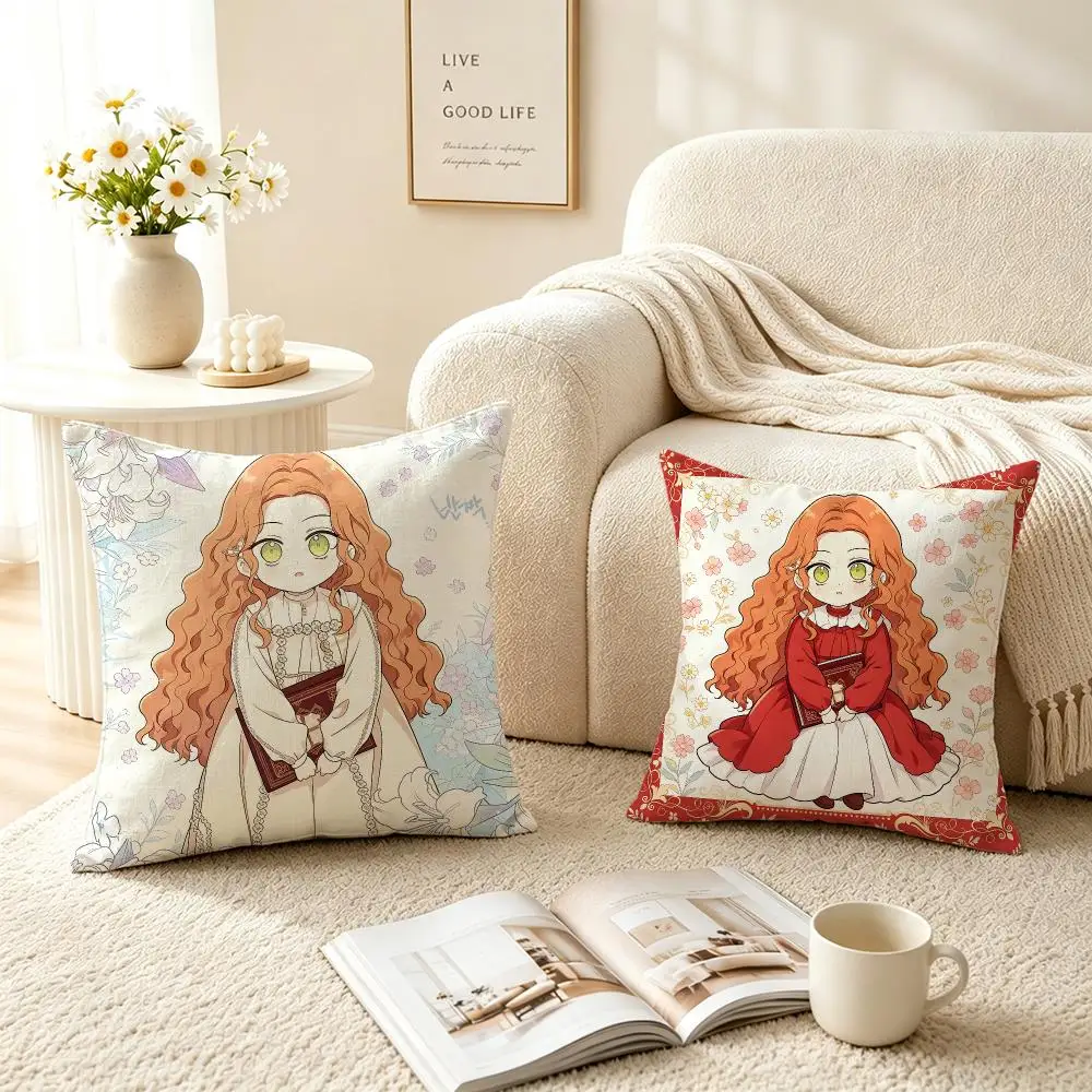 I Shall Master This Family Cushion Cover Pillow Short Plush fresh natural Cushion for Living Room Bedroom Sofa Home Decoration