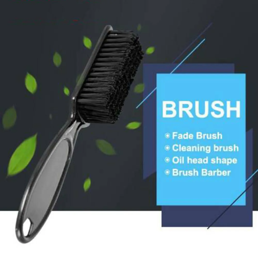 Durable Material Men Oil Head Brush Vintage Oil Head Tools Barber Comb Scissors Creative Fade Brush Barber Shop Brush