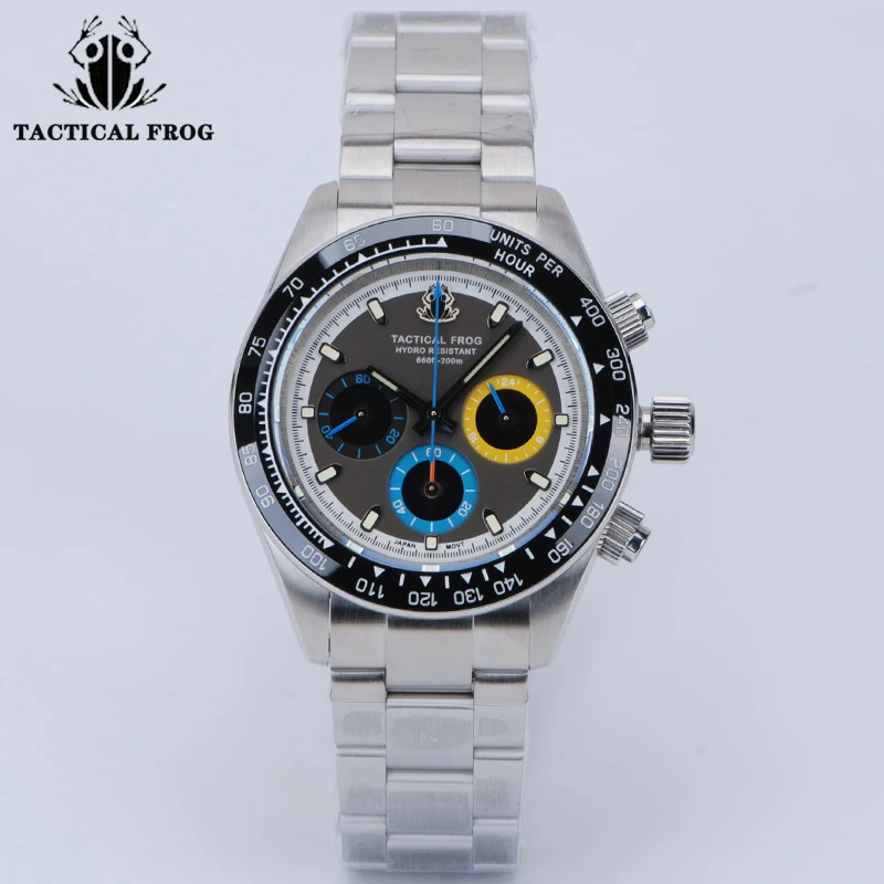 Men's Chronograph Watch, 41mm Solar Quartz Movement