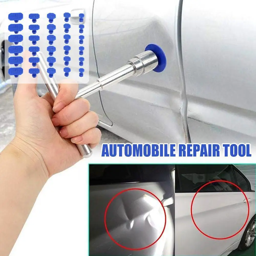 

30pcs Car Paintless Dent Removal Puller Tabs Dent Repairs Repair Tools Pulling Glue Tabs Accessories Auto Dent Car Set Pull S4H5