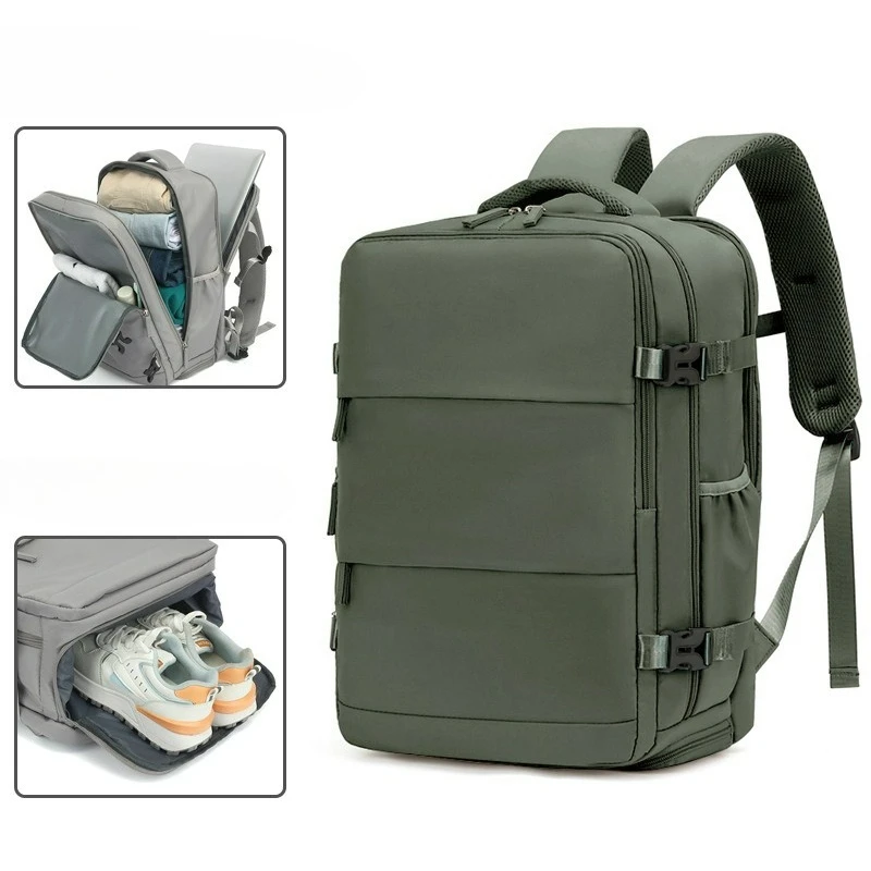 Travel Bag Casual Large Capacity Weekend Backpack with Shoe Compartment Multifunctional Business Laptop Backpack