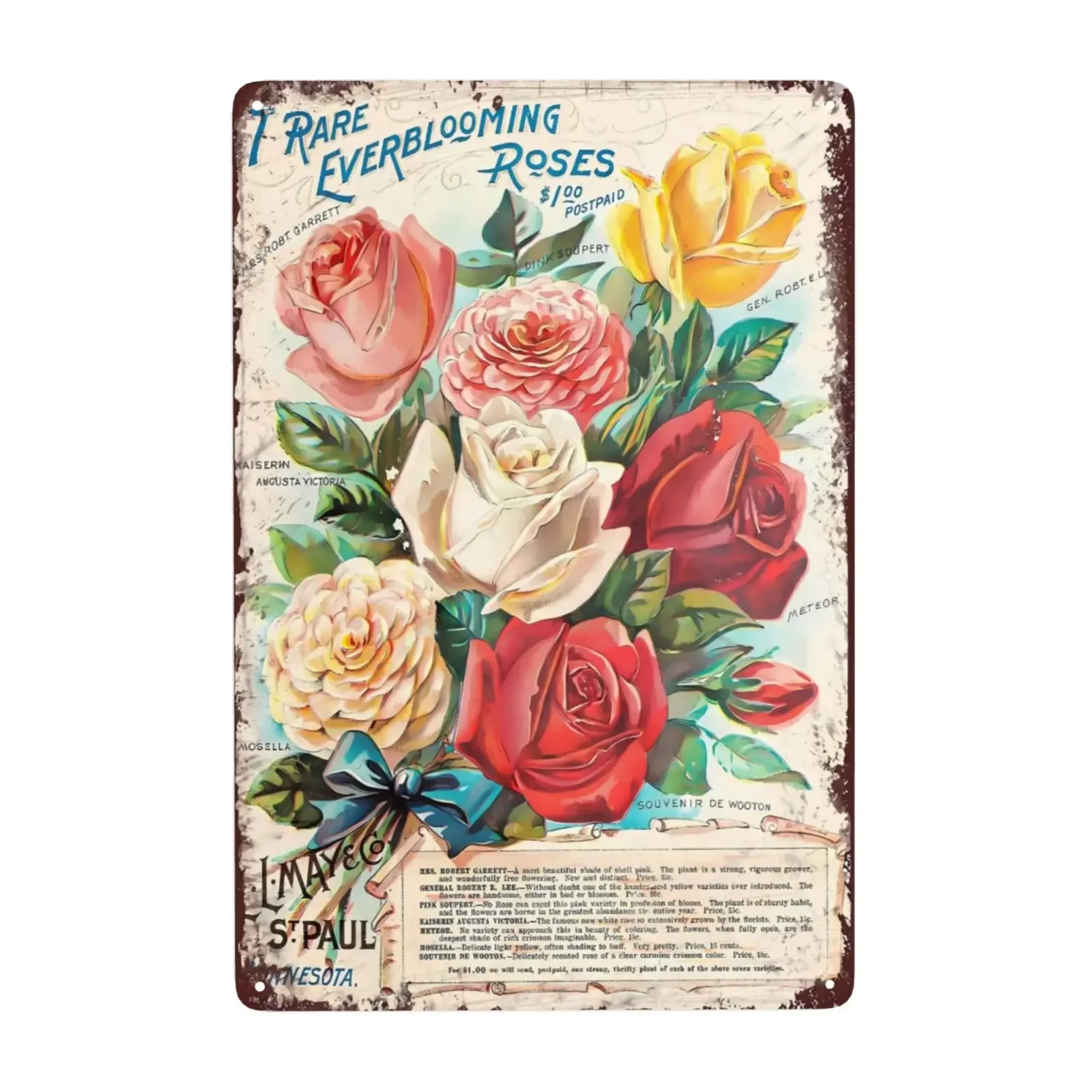 Letrero De Metal Re… - image