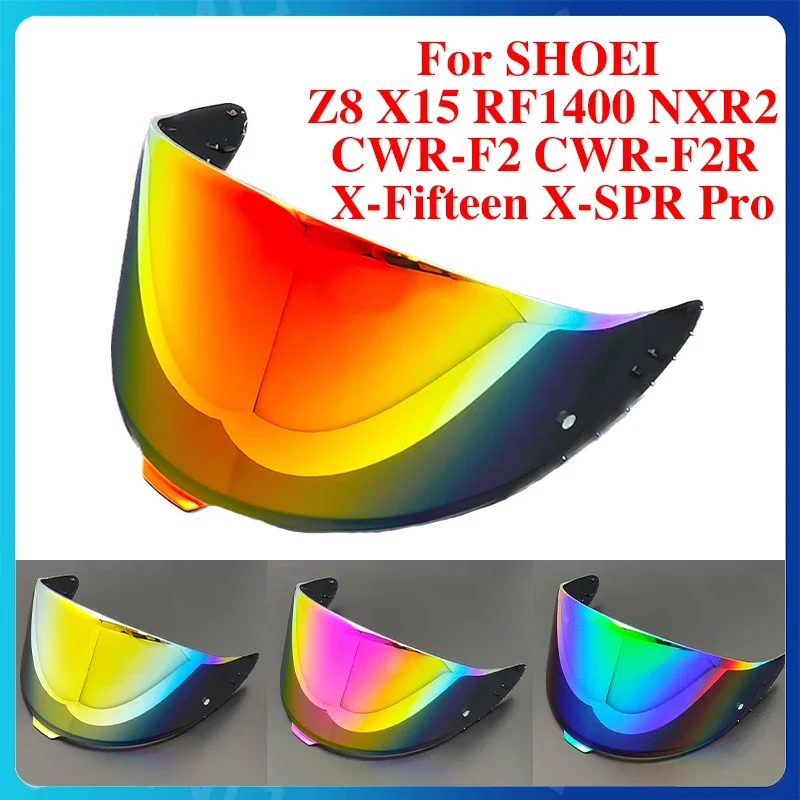 SHOEI Z8 X15 NXR2 RF1400 CWR-F2 CWR-F2R X-Fifteen X-SPR Pro 헬멧 바이저 앞 유리 쉴드 Visos 용 오토바이 헬멧 렌즈