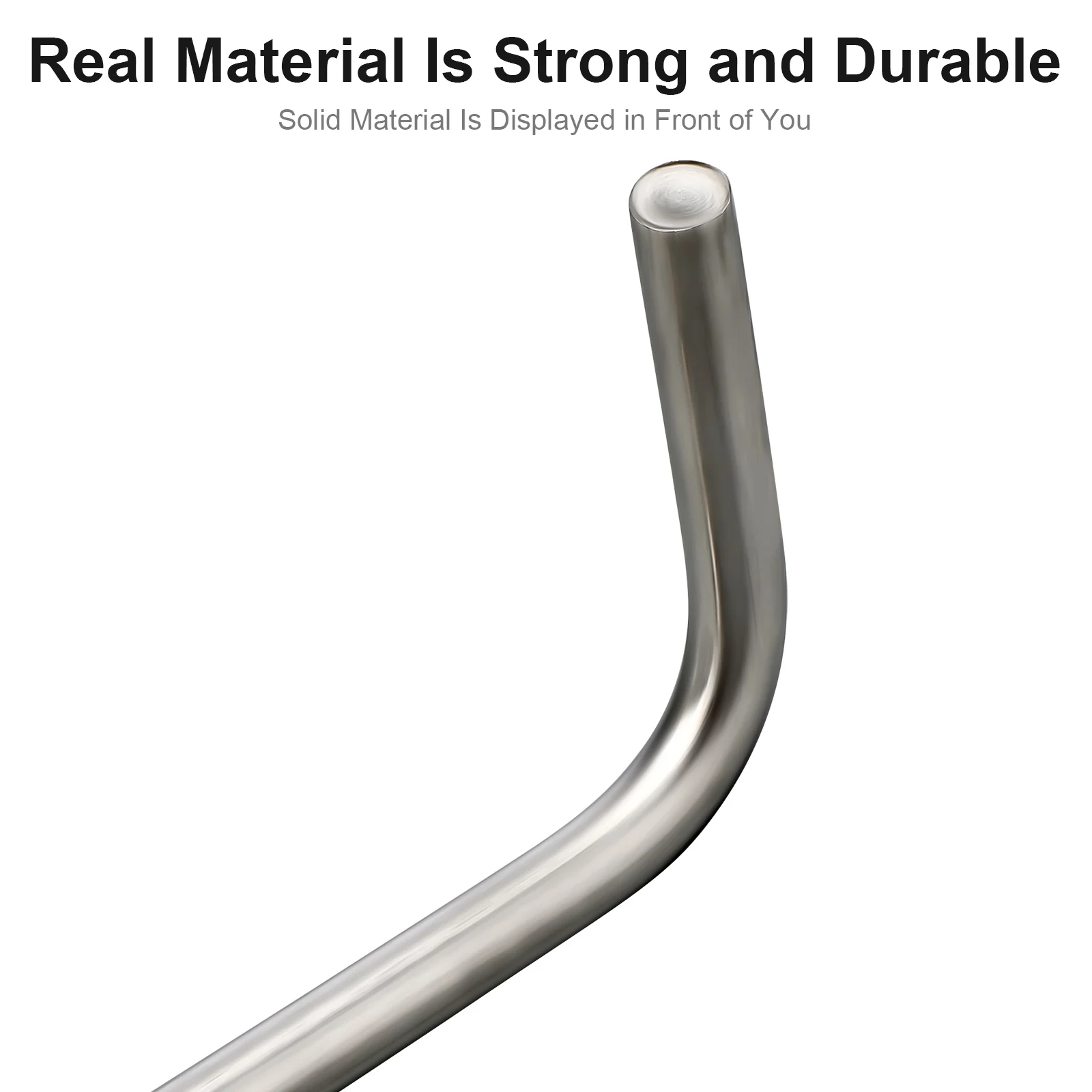

1pcs 1 Stainless Steel T-Shaped Manhole Cover Hook 38cm 8mm Dull Edge Sewer Lid Lifting Tool Well Opener Utility Hardware