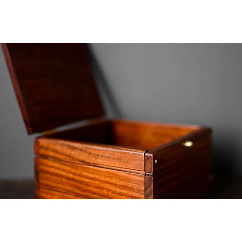 Super Locked Boxs - Professional (ROSEWOOD EDITION) Magic Tricks Magician Stage Gimmick Borrow Object Appearing in Box Magie