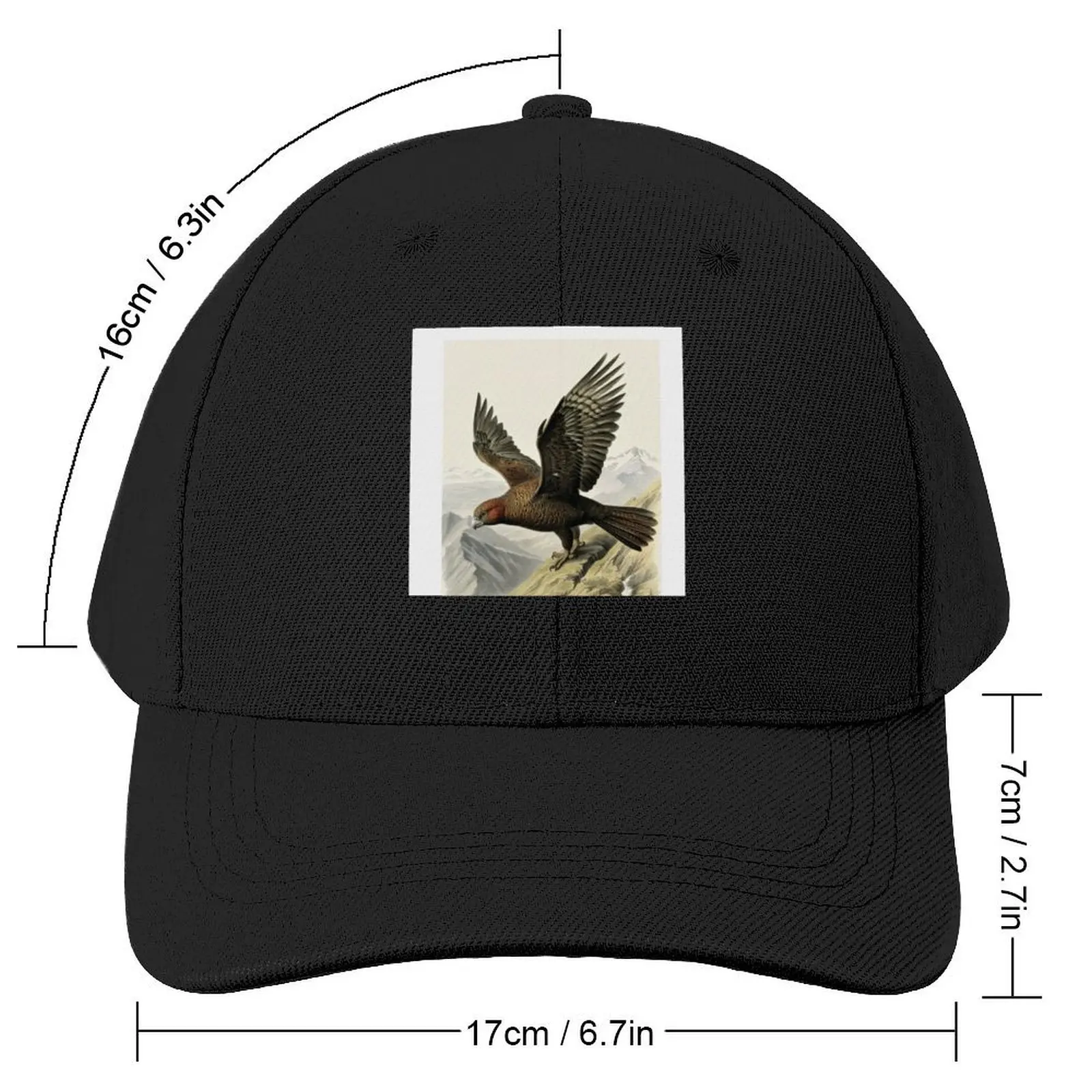 Birds of New Zealand - Kea Baseball Cap Brand Man cap Snapback Cap dad hat Fashion Beach Women's Beach Outlet Men's