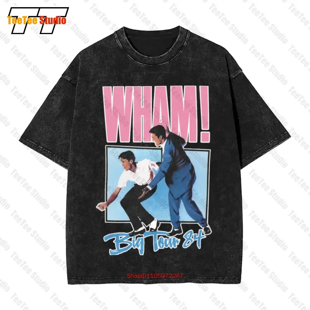Wham Concert Singer Cool Funny Retro Vest Vintage Oversized T-Shirt 2290 C6QR