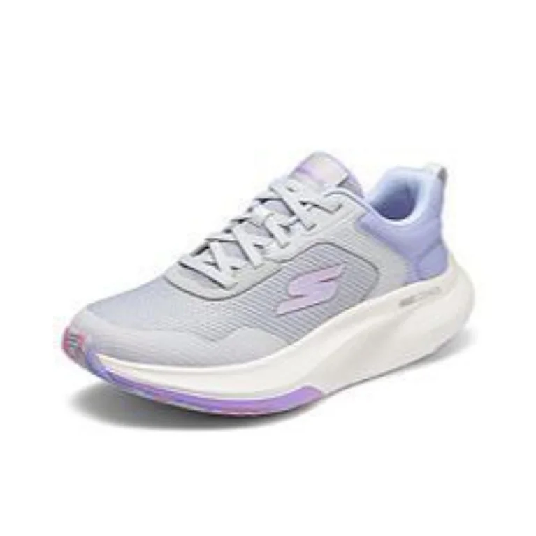Skechers GO WALK Ma Low top Running Shoes Women's Gray Purple 125055-GYLV view 4