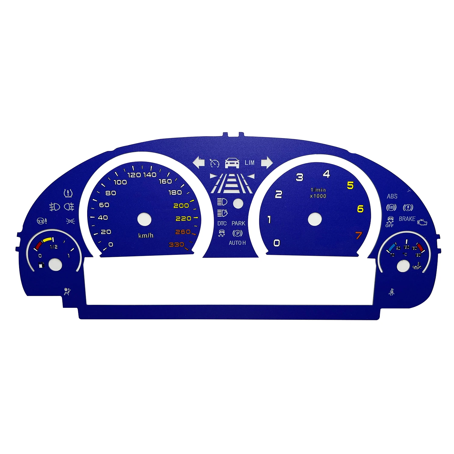 Instrument Panel Dashboard Sticker  Trim Sticker For BMW F Chassis 5 / 7 Series X5 X3 Semi-LCD Instrument Dashboard Layer Stic