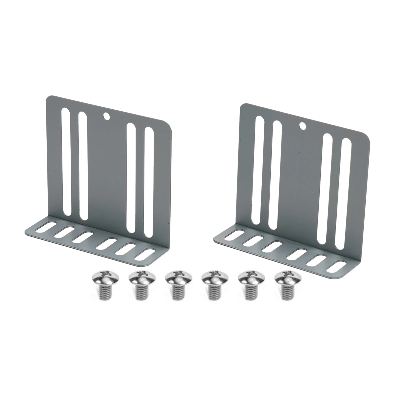 Metal Bracket and Screws Kit for Installing 2 Din Car Radio MP5 DVD CD Players Supporting 2DIN Compatible Audio Devices