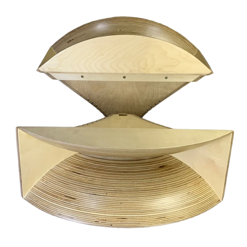 Handmade One Pair 2 inch Wooden Horn Birch Plywood Hyperboloid Horn Th4001 Copy Suit for TAD TD4001 Speaker Empty Cabint