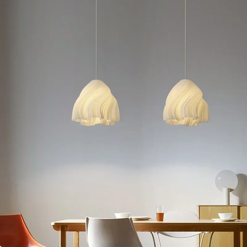 Plafonnier LED suspendu 3D au design nordique créatif, luminaire décoratif d'intérieur, idéal pour un salon, une salle à manger ou une cuisine