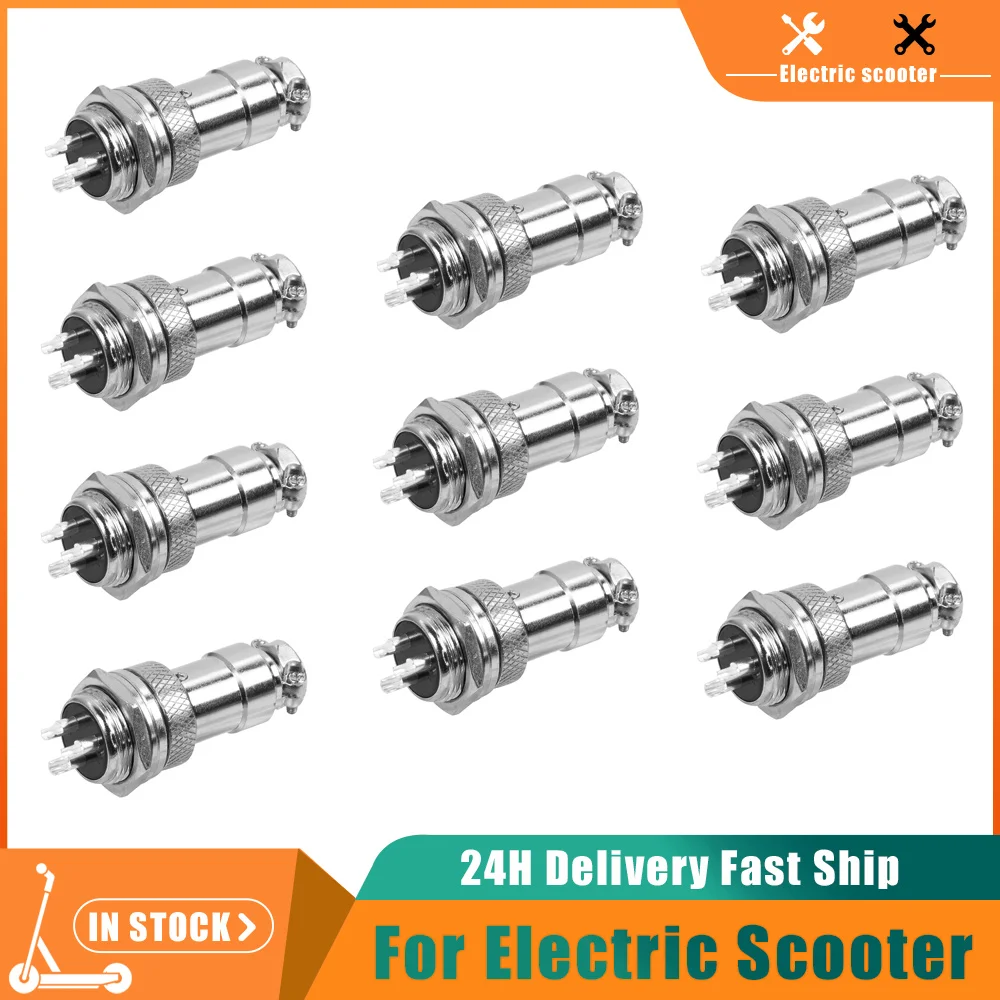 Connector GX16 Butting Circular Aviation Connector Male & Female Plug 3 Pin Wire Panel Docking Connectors Plug Socket 1/5/10PC