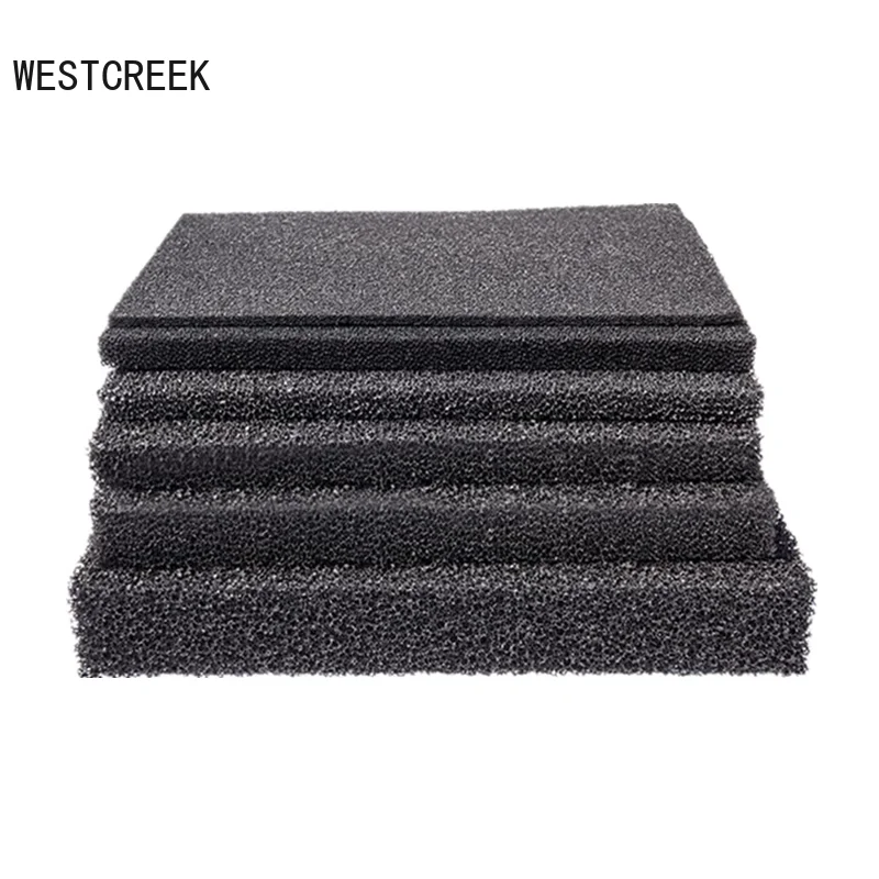 WESTCREEK Honeycomb activated carbon filter cotton air purification adsorption spongy  mesh black  fiber exhaust gas