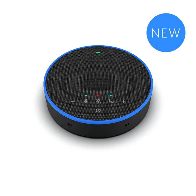 AI Bluetooth Speakerphone for Home Office Omnidirectional Conference Speaker Noise Reduction for Improved Translation