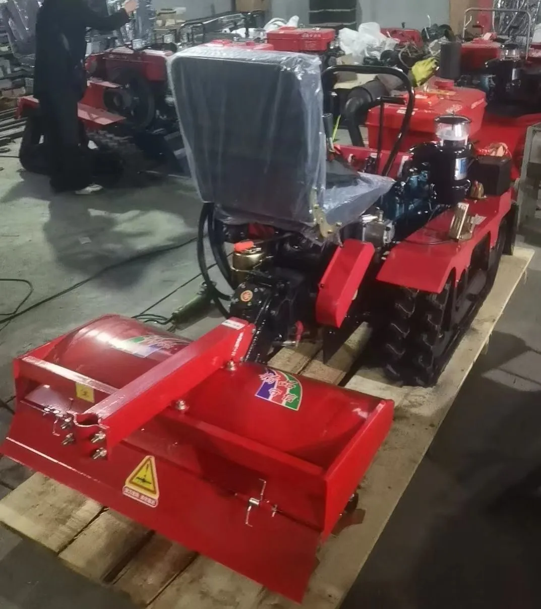 Chinese Mini Crawler Tractor Remote Control Mini Crawler Cultivator Agricultural Machinery Farm Cultivator