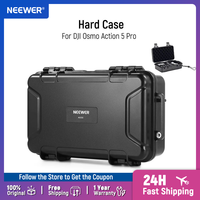 NEEWER Hard Case Compatible with DJI Osmo Action 5 Pro / 4/3 Camera, IP67 Waterproof Dustproof Shockproof Portable Travel Storag