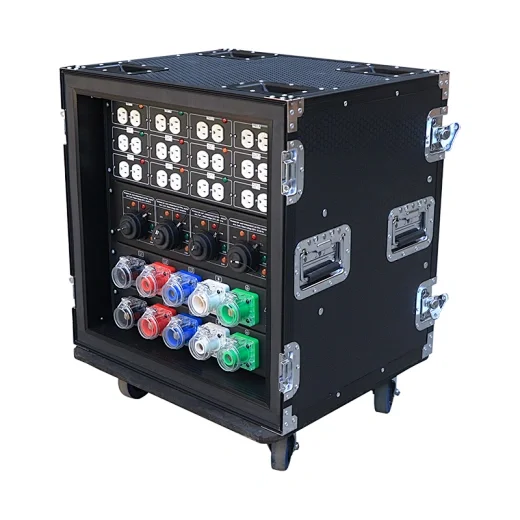 

W-23 12 Road 20A Power Distribution Equipment Edison Plug 4 Road 19pin Output Power Distro Box Power Distributor