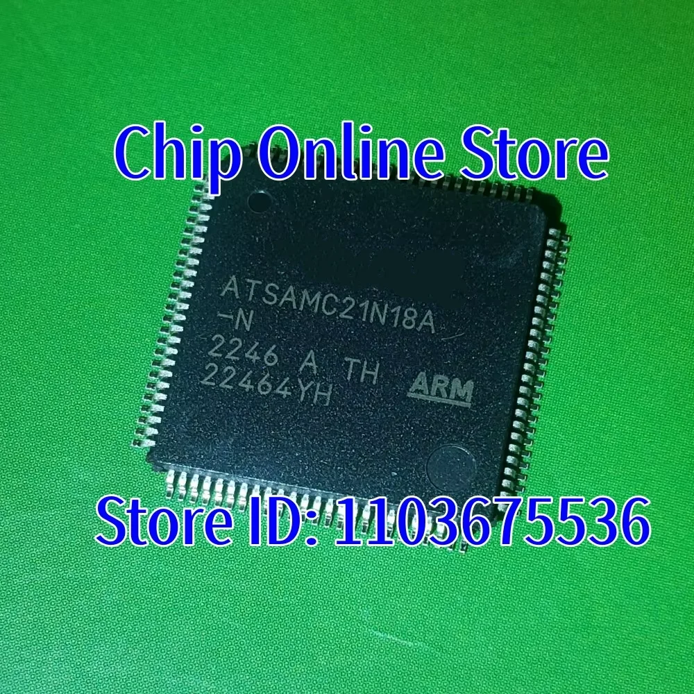 5 ~ 50 قطعة ATSAMC21N18A-AN ATSAMC21N18A-ANT ATSAMC21N18 TQFP100 جديد الأصلي 32 بت متحكم MCU #1