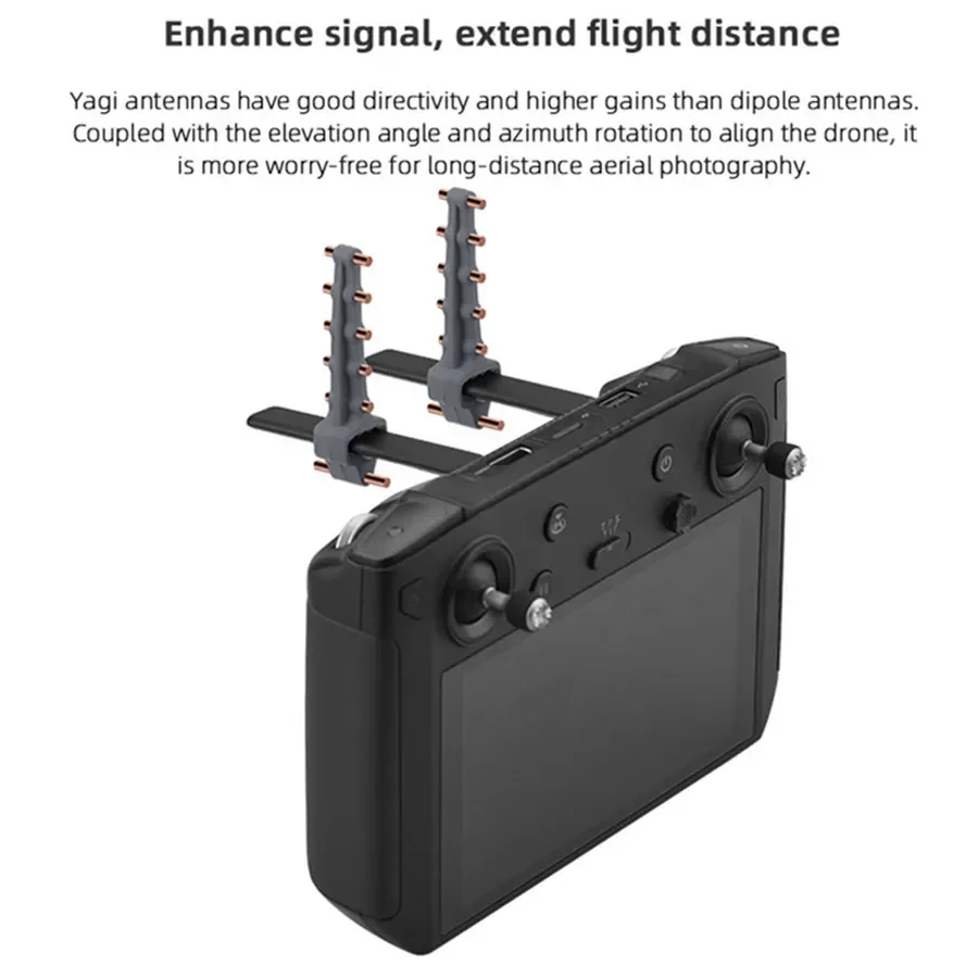 Wtohoby 2.4ghz/5.8ghz amplificador de antena yagi para dji mavic 2 controle impulsionador de sinal fortalecer extensor de alcance acessório drone