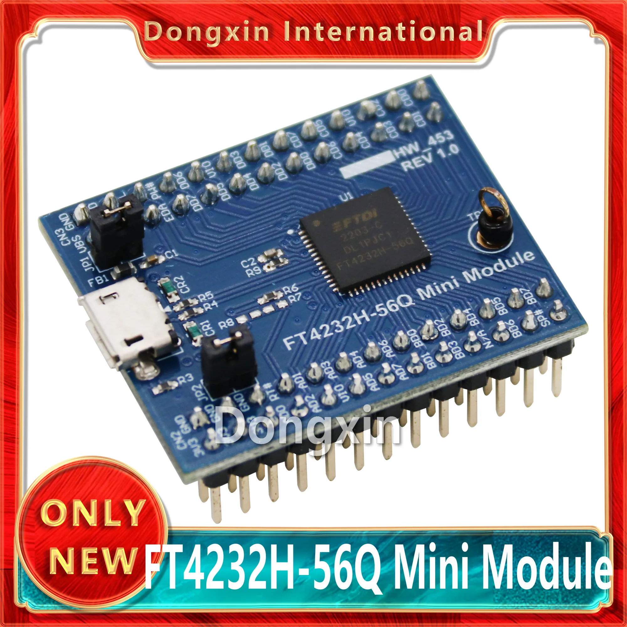 FTDI genuine original FT4232H-56Q Mini Module USB serial FIFO development module