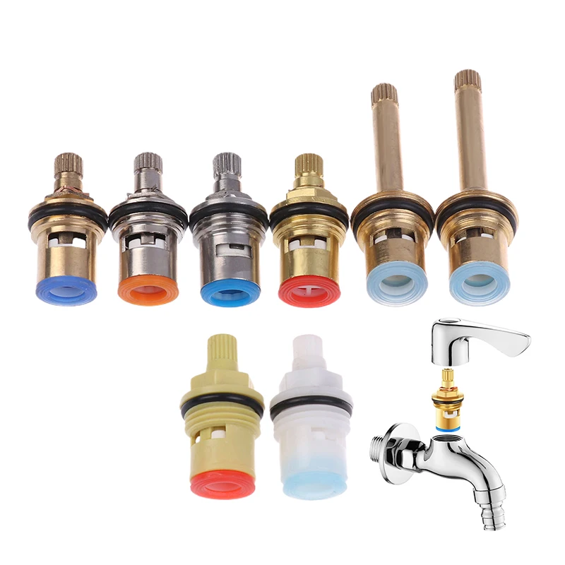 1PC Home Universal Replacement Tap Inner Valve Kitchen Home Faucet Cartridges Bathroom Fixture Faucet Copper Valve Core