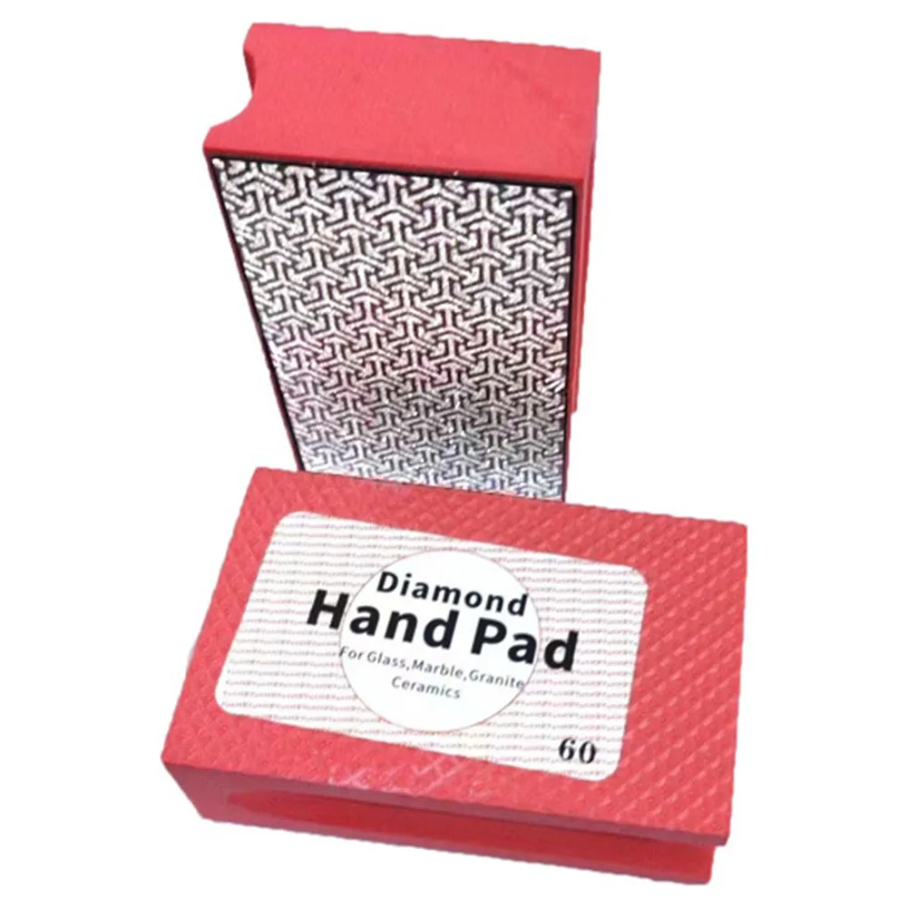 Diamond Polishing Grinding Block Pad for Stone Tile Glass Marble Sanding 92x57x30mm with 60/120/200/400 Mesh Options Hand Tool