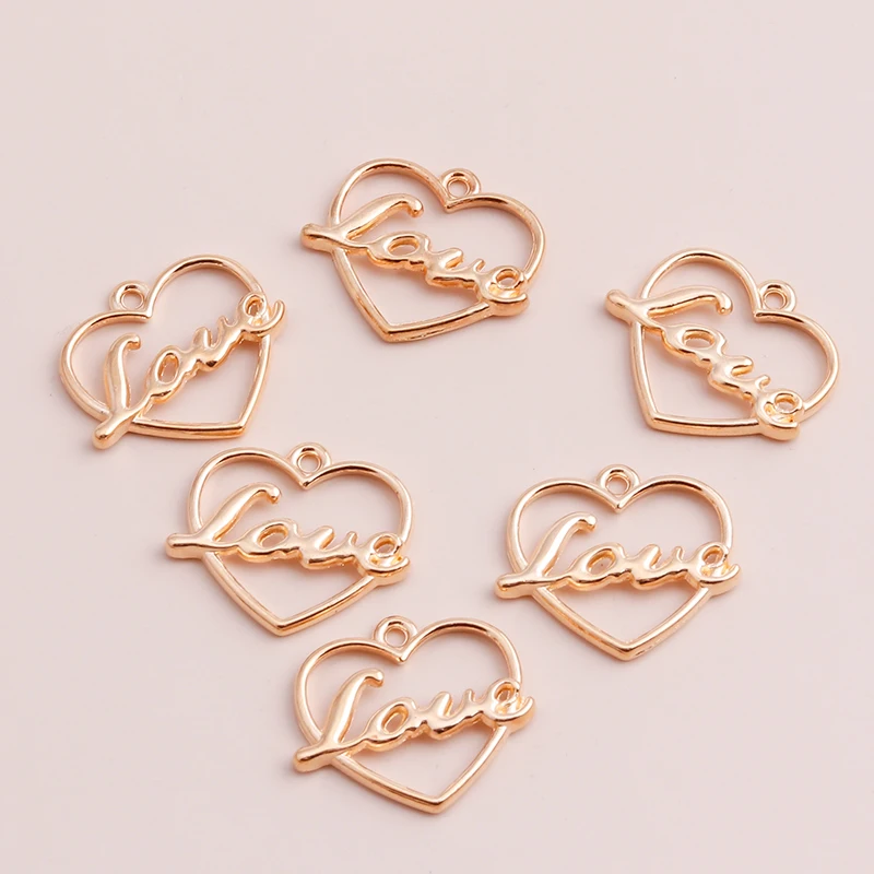 20pcs Vintage Three Leaf Pendants for DIY Bracelets