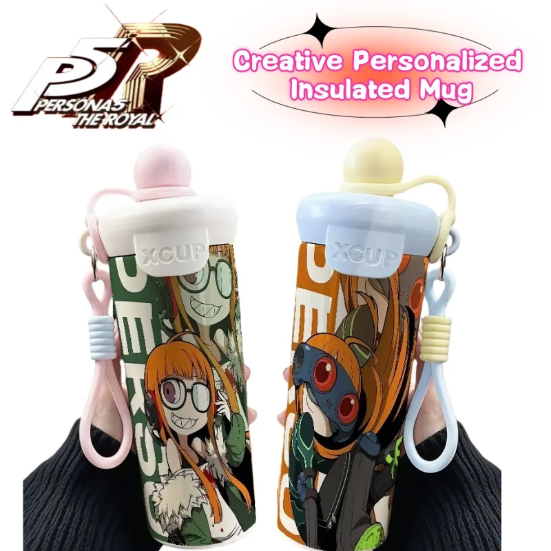 

Термос из нержавеющей стали Persona Ren Amamiya, высококачественный, креативный, большой емкости, портативный, для кофе, студенческий, портативный стакан