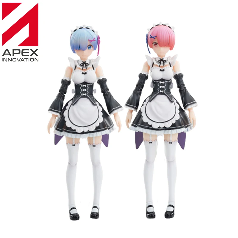 In Stock Genuine Original APEX ARCTECH Rem & Ram Re:Life in A Different World From Zero Action Anime Figure Model Dolls Ornament